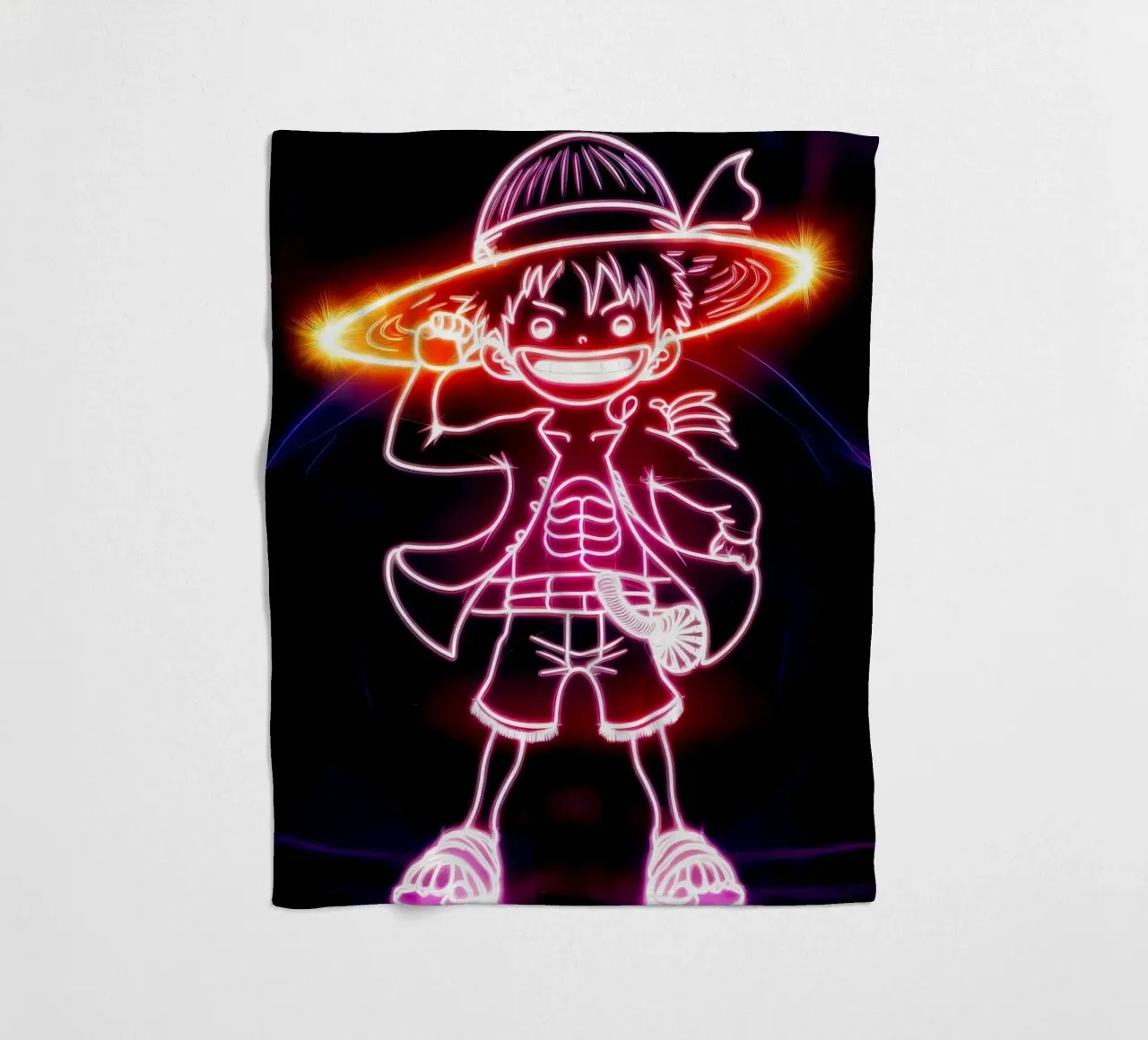 Monkey D. Luffy coperta in pile da Agus Creative