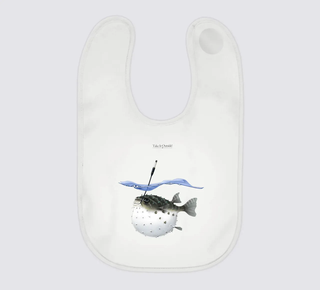 Take it Outside (Titled) bavaglino da Rob Art | Illustration