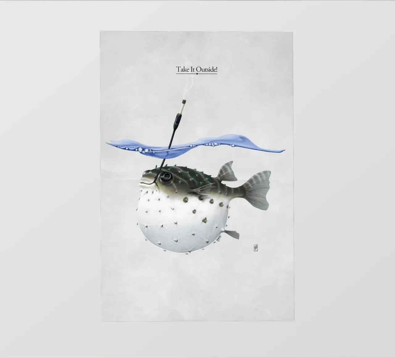 Take it Outside (Titled) pellicola backlit da Rob Art | Illustration