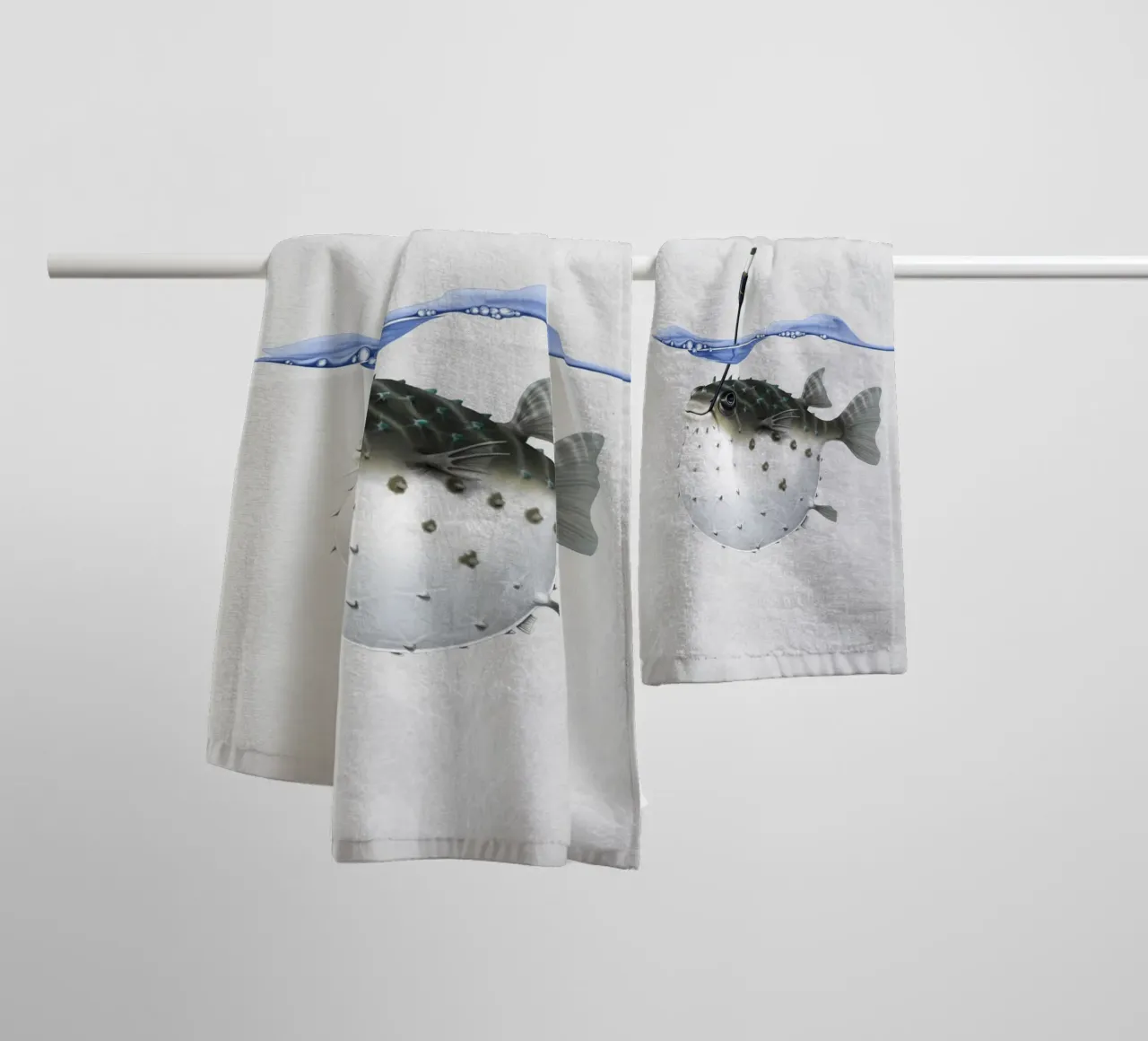 Take it Outside (Titled) asciugamano da bagno da Rob Art | Illustration