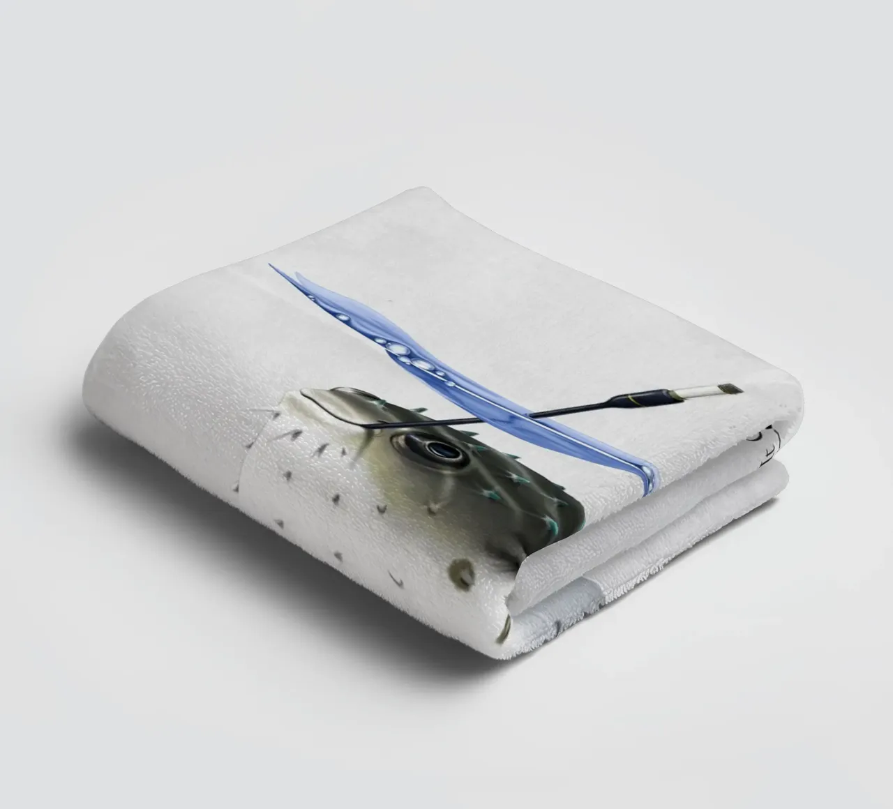 Take it Outside (Titled) asciugamano da bagno da Rob Art | Illustration