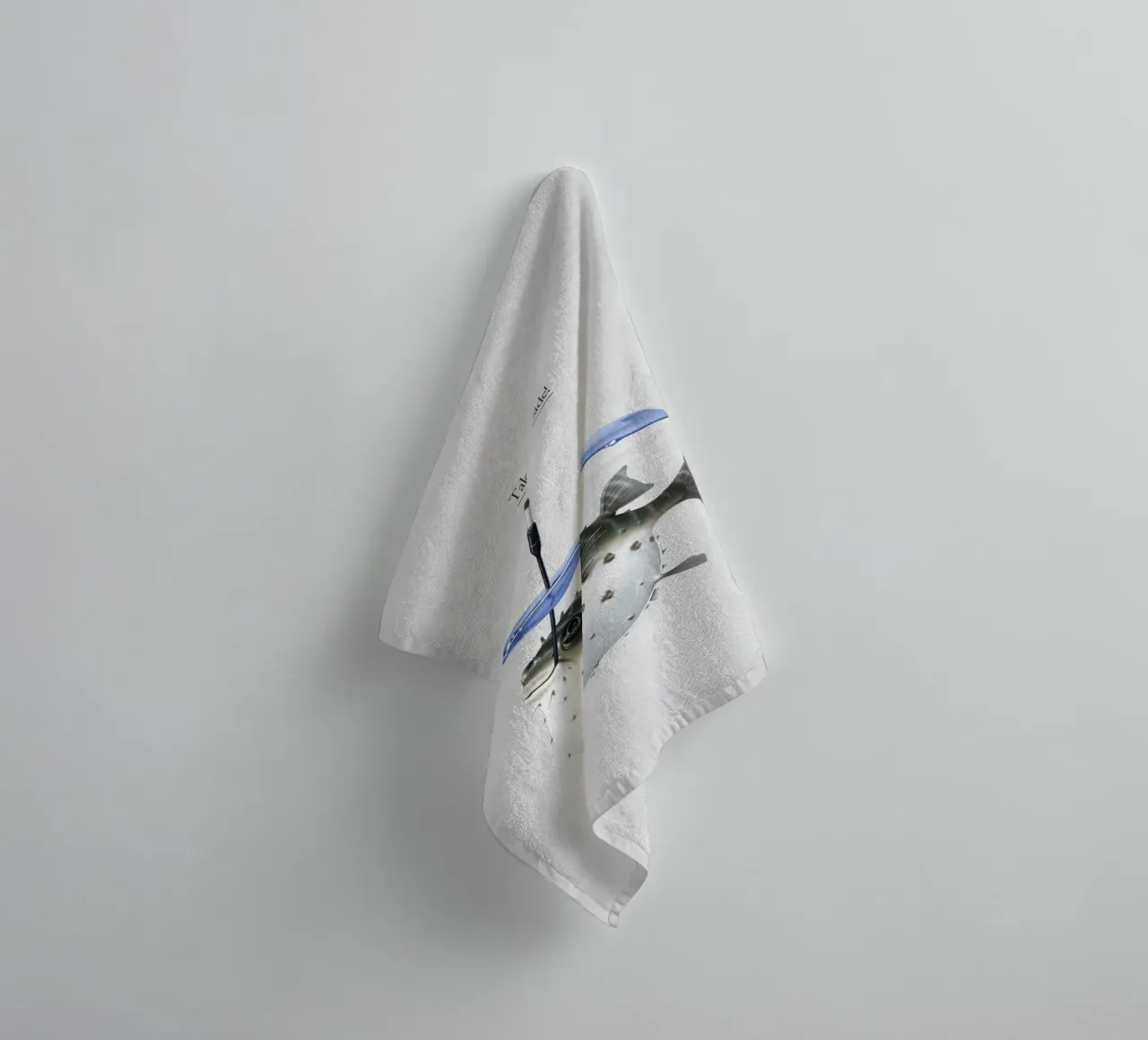 Take it Outside (Titled) asciugamano da bagno da Rob Art | Illustration
