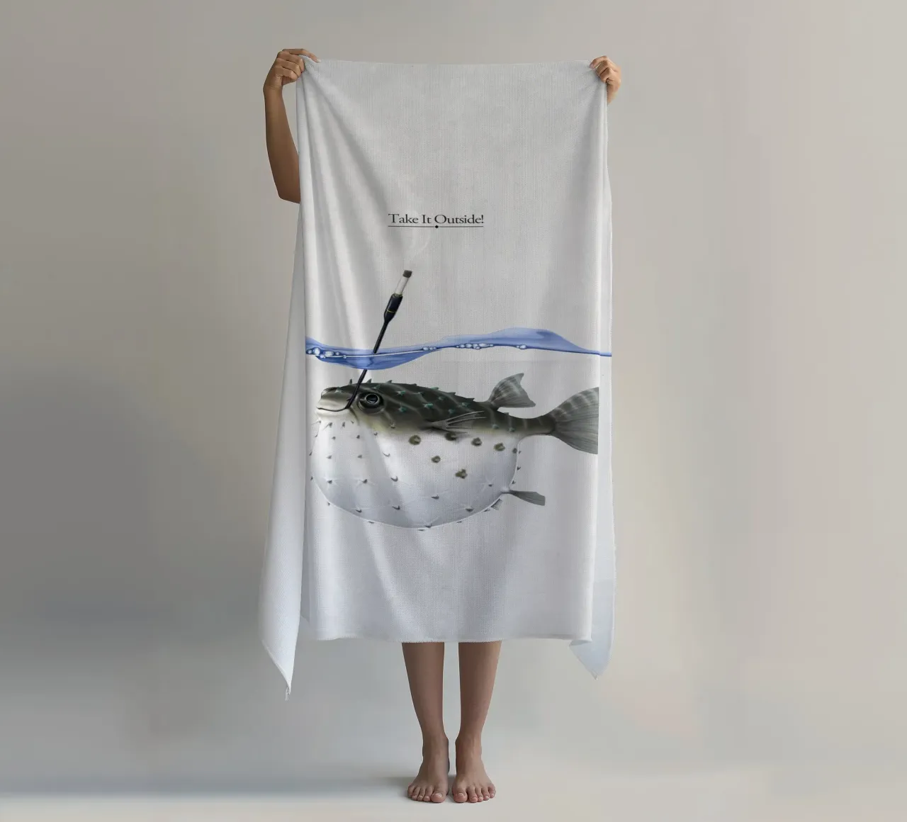 Take it Outside (Titled) telo mare da Rob Art | Illustration