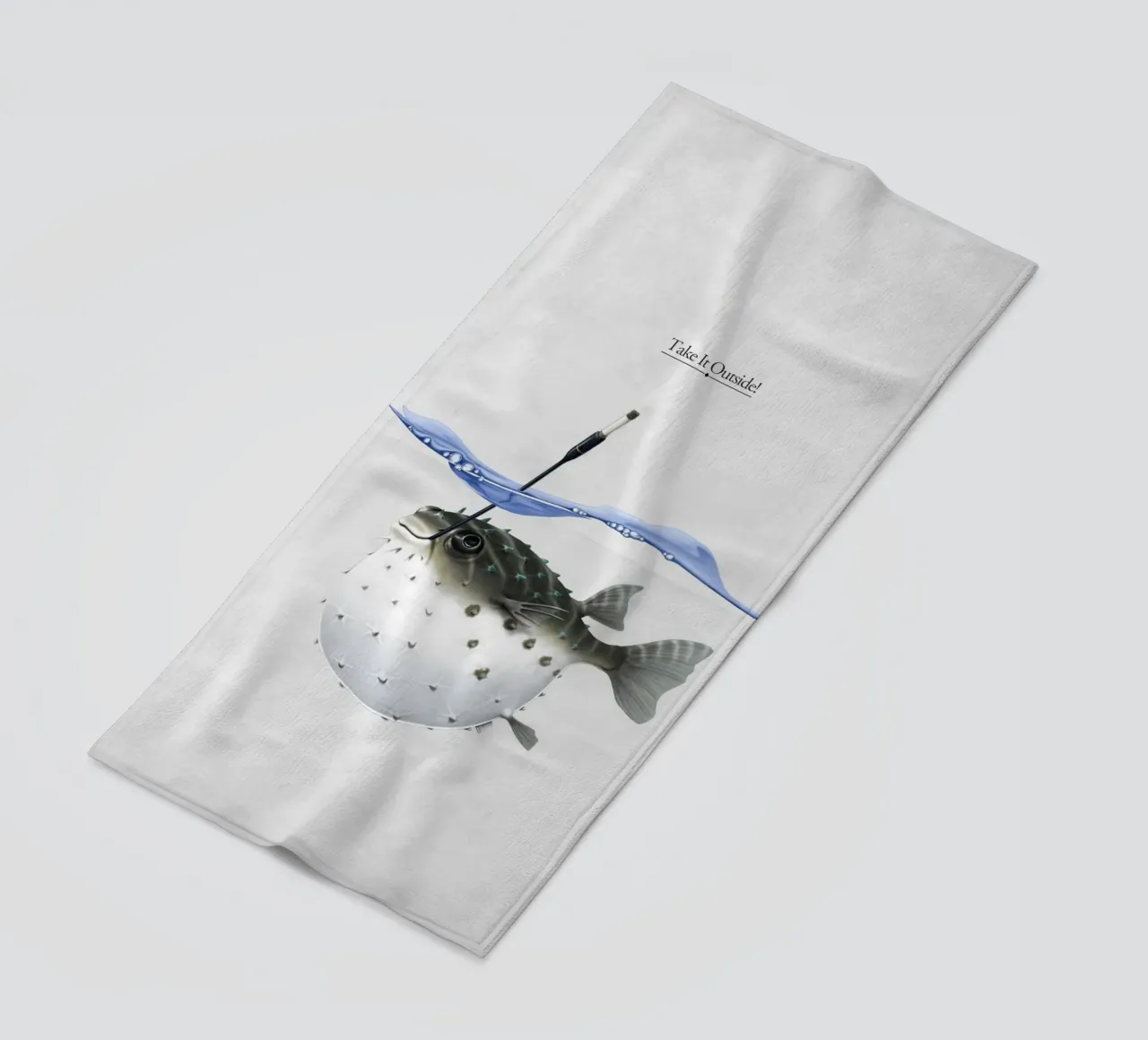 Take it Outside (Titled) telo mare da Rob Art | Illustration