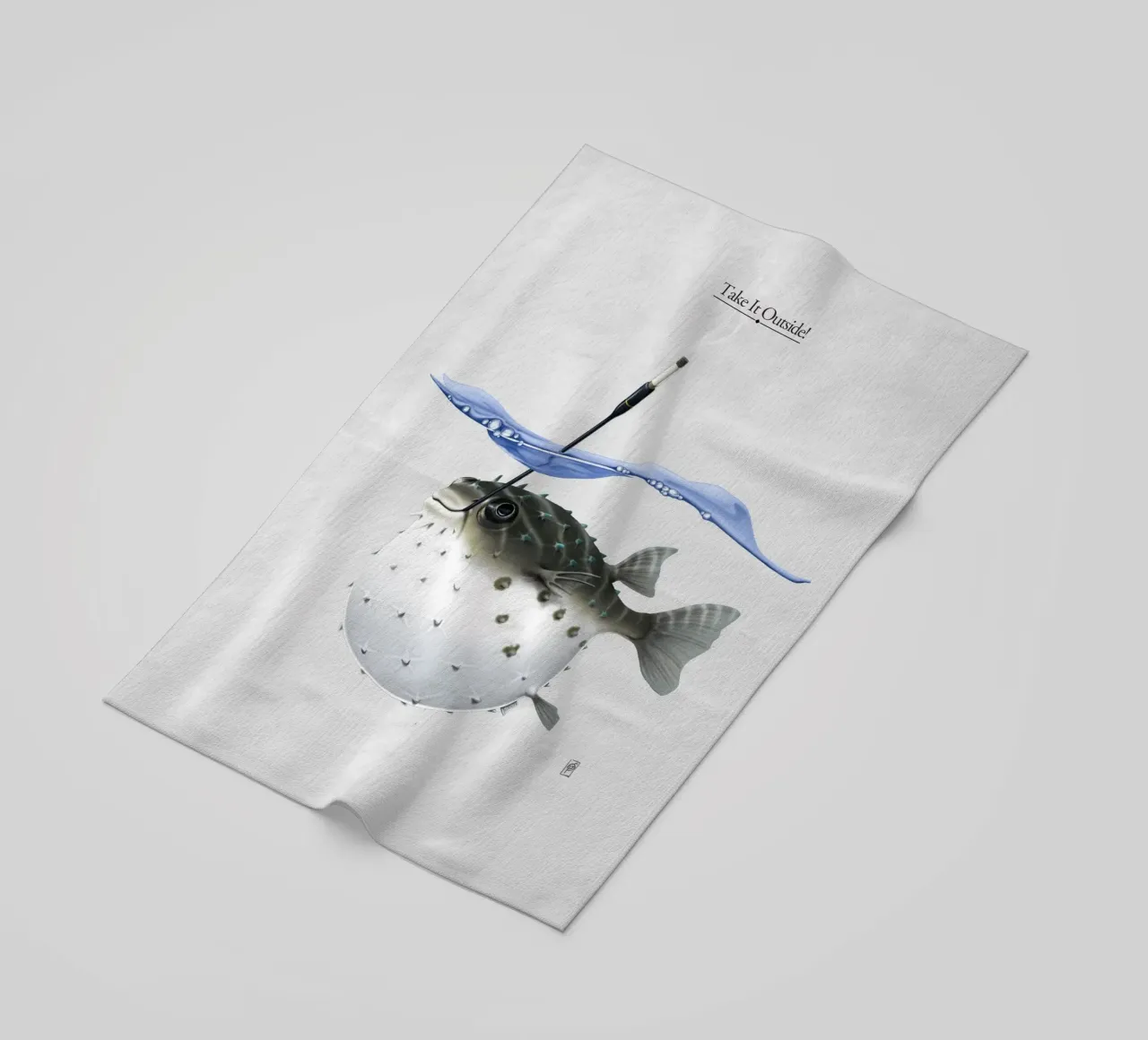 Take it Outside (Titled) telo mare da Rob Art | Illustration