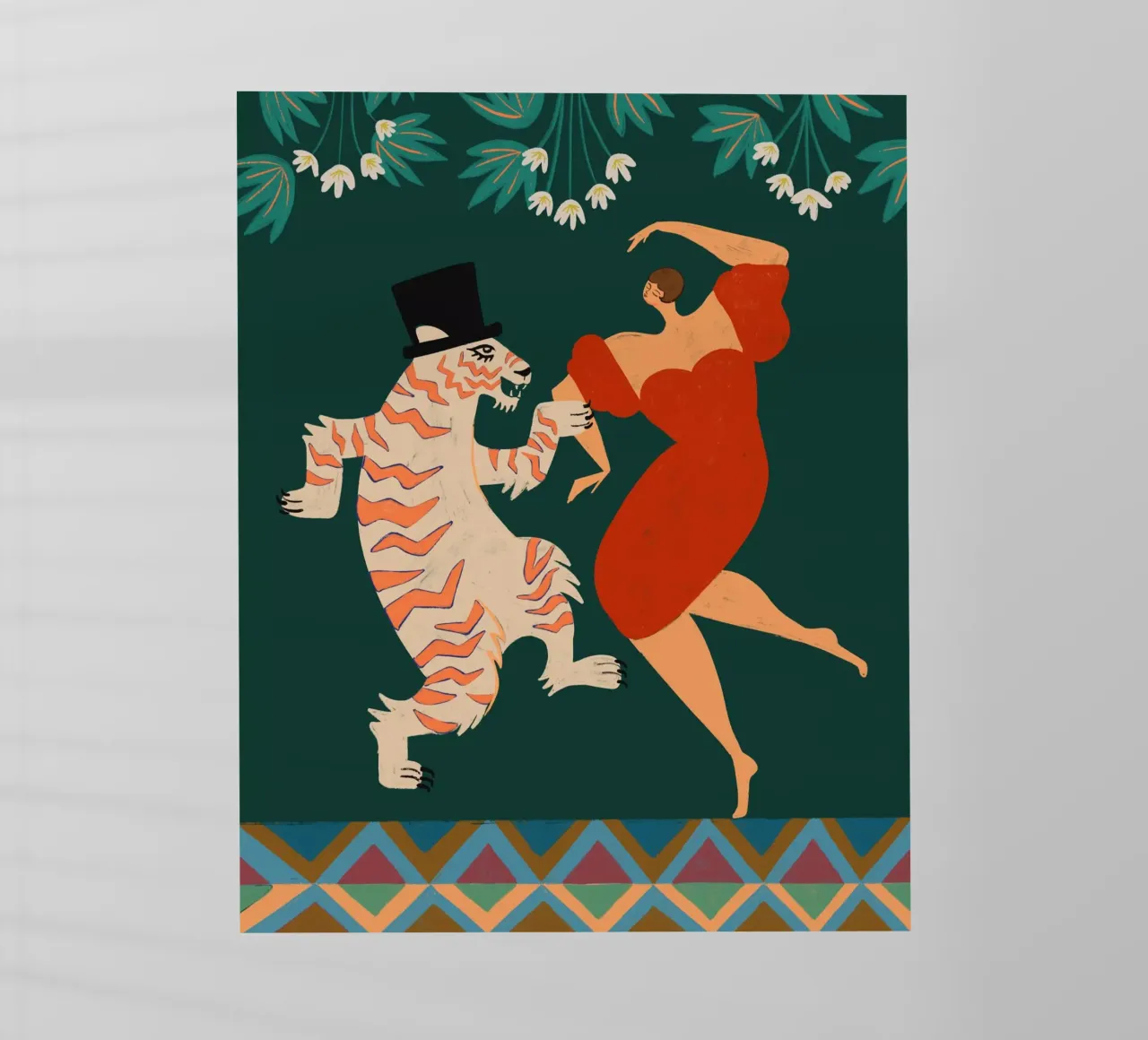 A Date With A Wild Cat pellicola backlit da Arty Guava