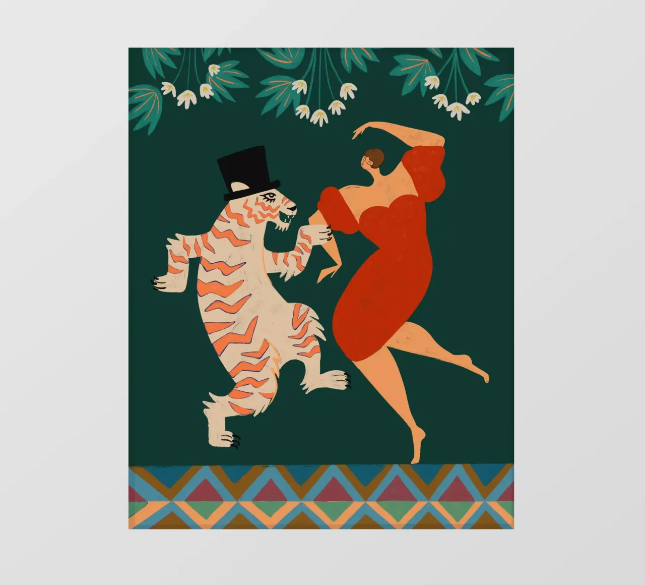 A Date With A Wild Cat pellicola backlit da Arty Guava