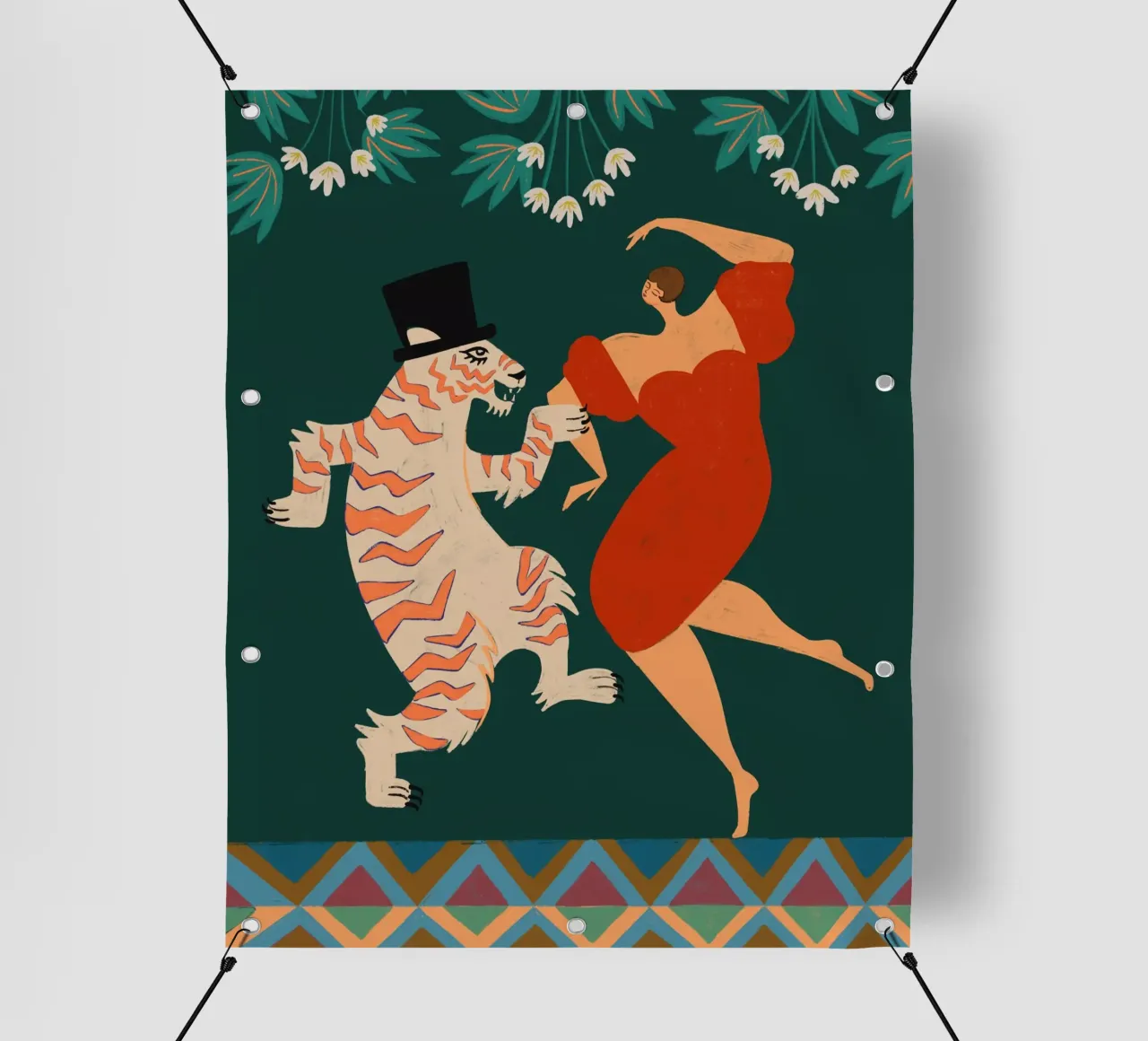 A Date With A Wild Cat telo in pvc da Arty Guava