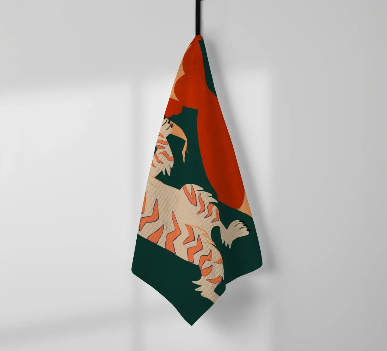 A Date With A Wild Cat torchon de Arty Guava