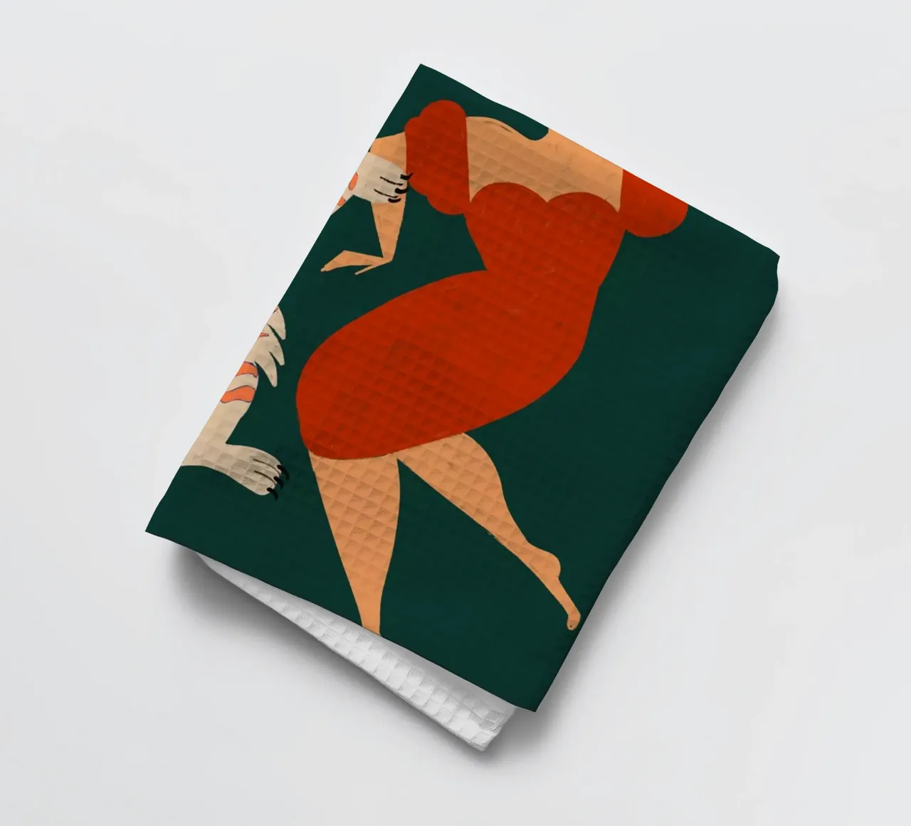 A Date With A Wild Cat torchon de Arty Guava