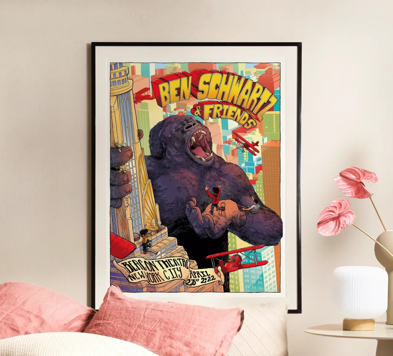 Ben Schwartz & Friends poster by martina