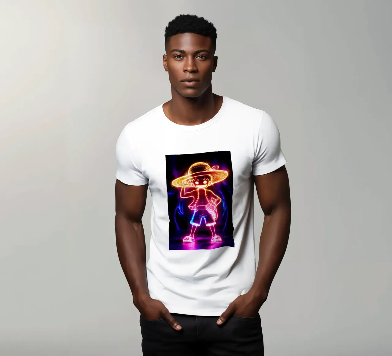 Monkey D. Luffy t-shirt da Agus Creative