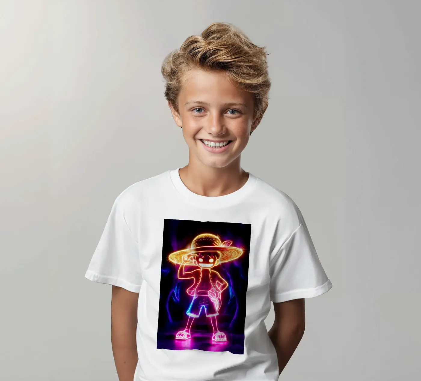 Monkey D. Luffy t-shirt bambini da Agus Creative