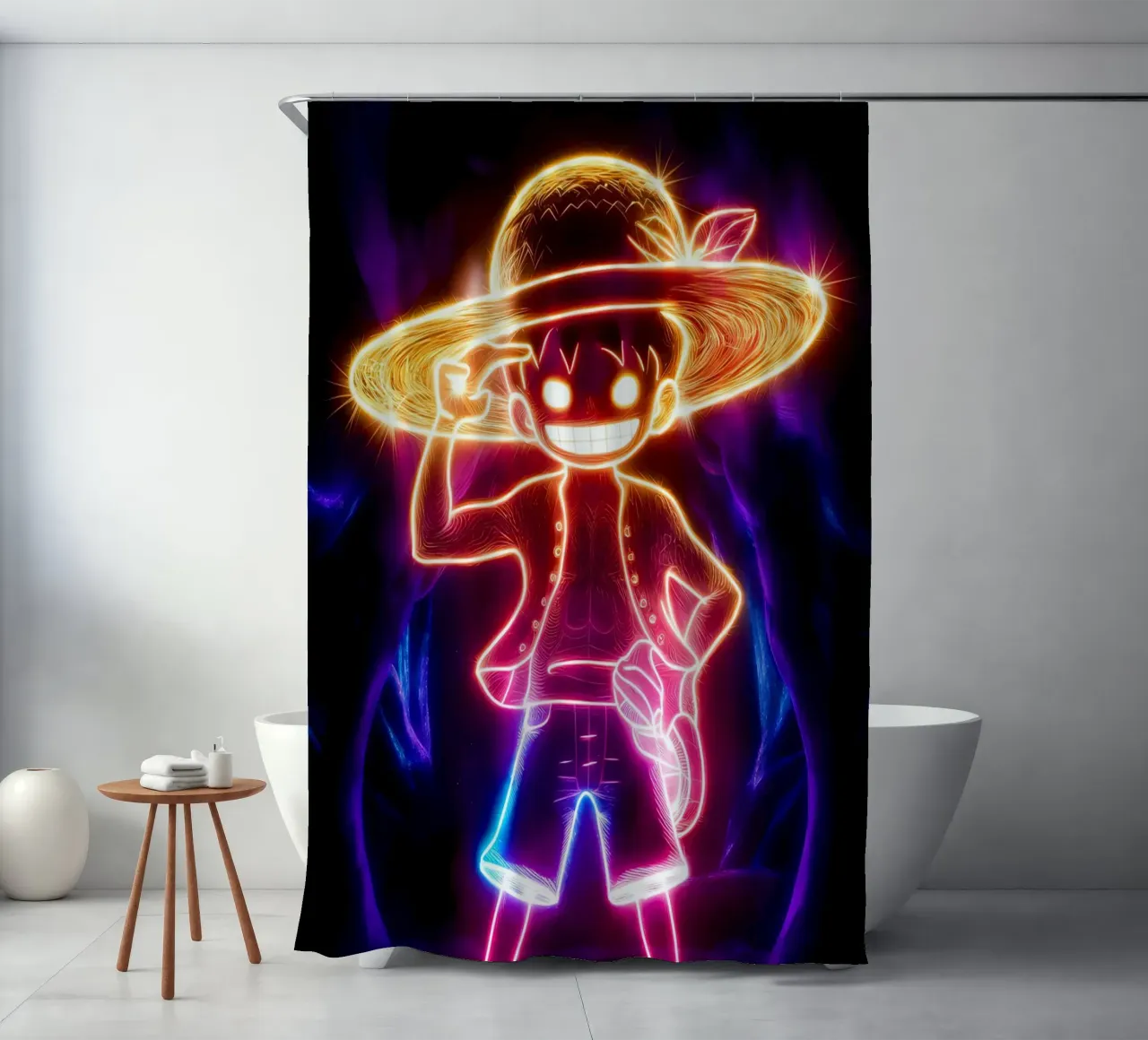 Monkey D. Luffy tenda da doccia da Agus Creative
