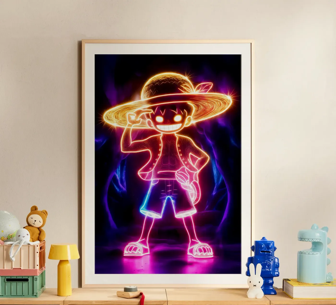 Monkey D. Luffy Poster von Agus Creative