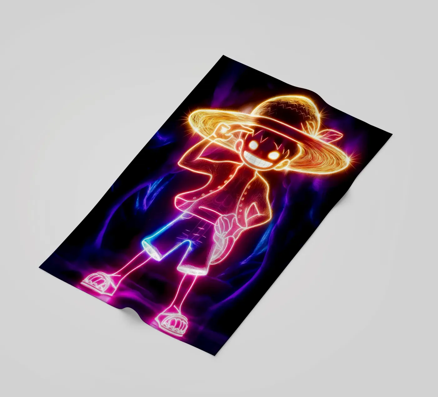 Monkey D. Luffy beach towel by Agus Creative