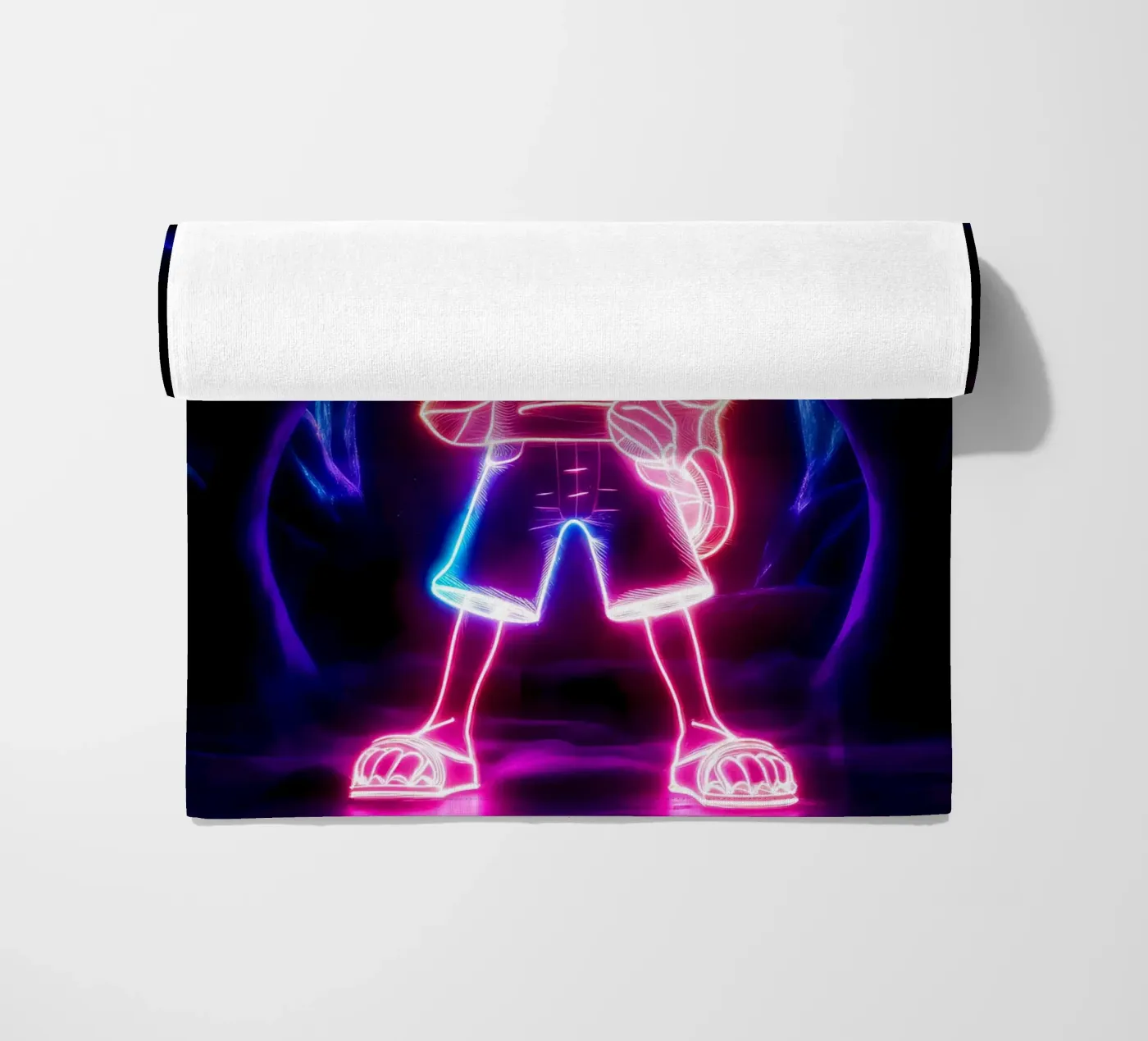 Monkey D. Luffy beach towel by Agus Creative