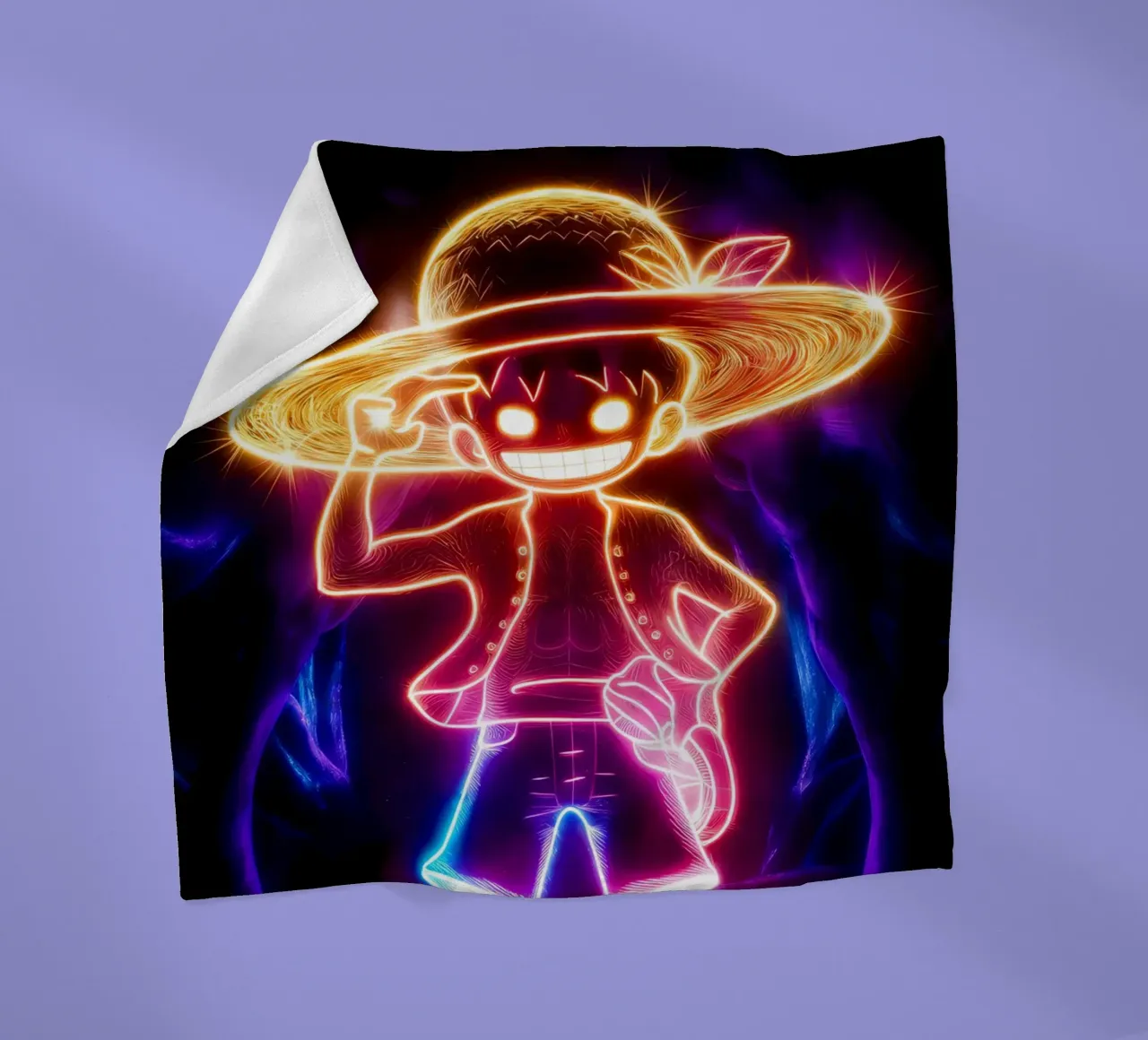 Monkey D. Luffy coperta in pile da Agus Creative