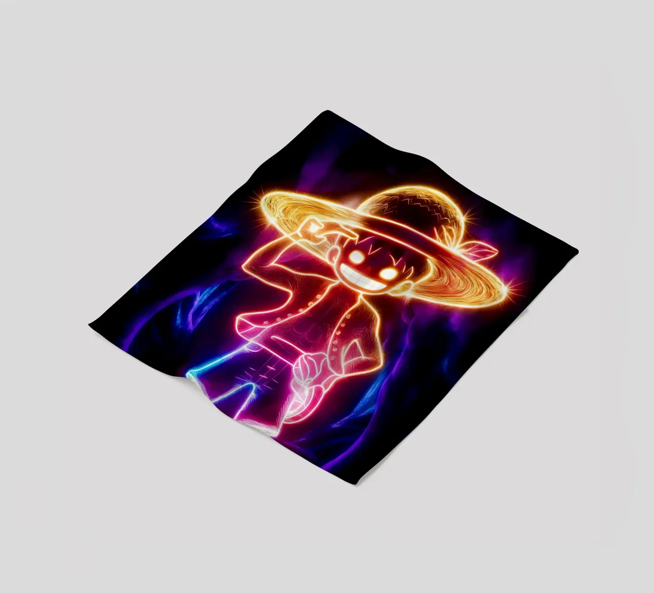 Monkey D. Luffy coperta in pile da Agus Creative