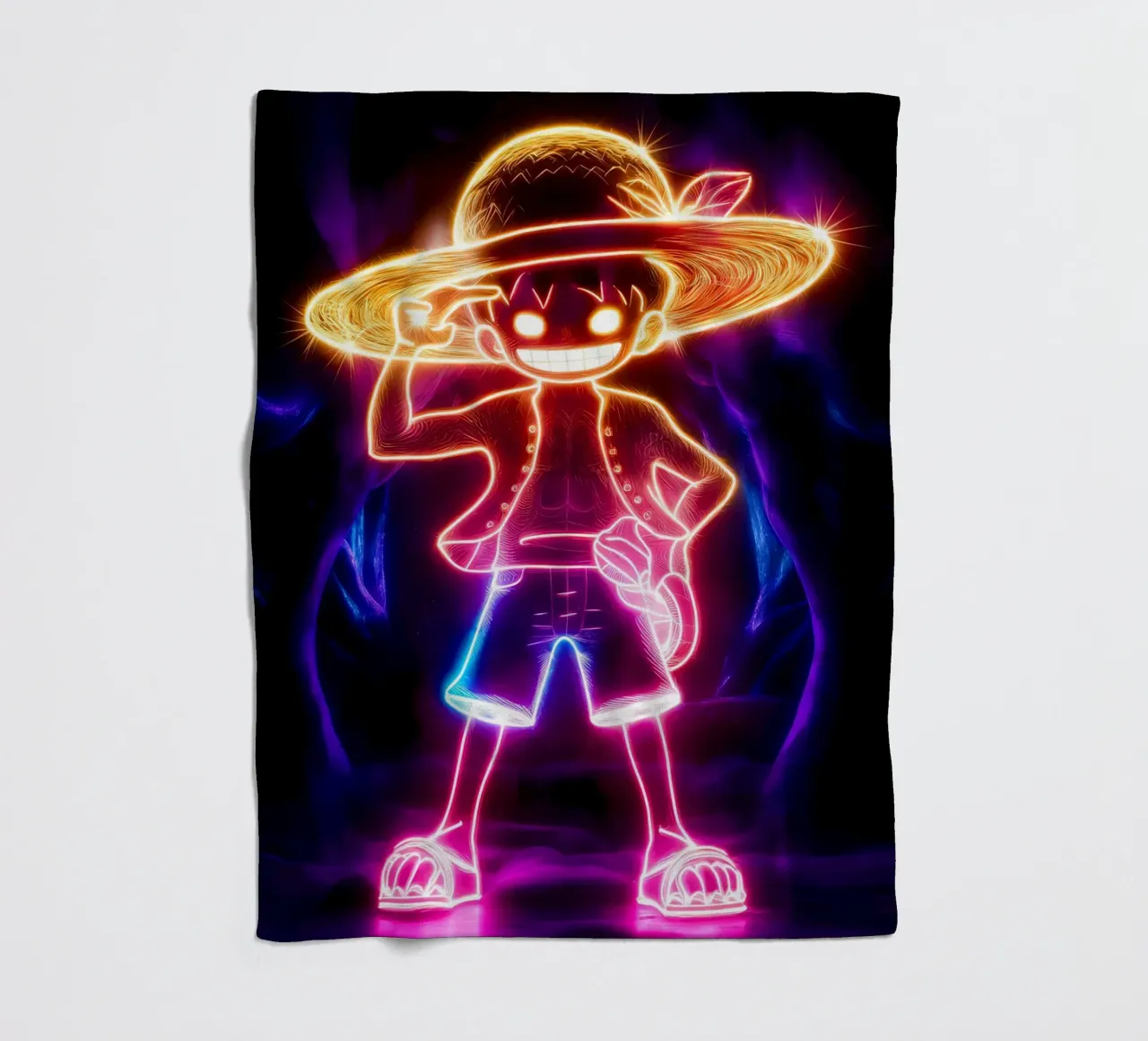 Monkey D. Luffy coperta in pile da Agus Creative