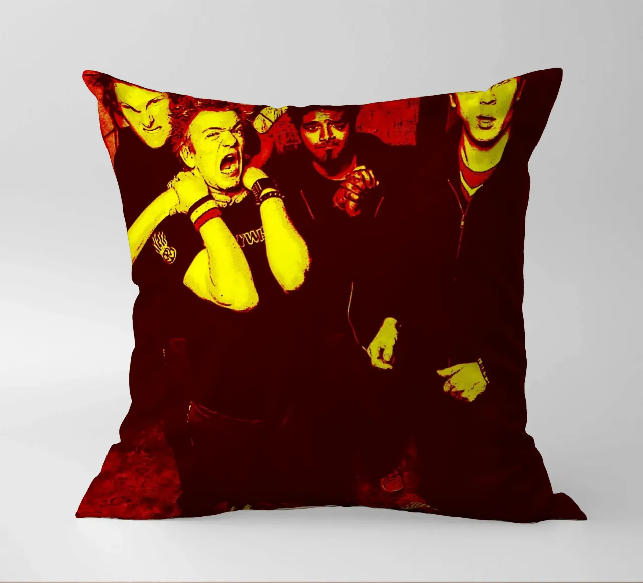 sum 41 band art cuscino da vanhesling