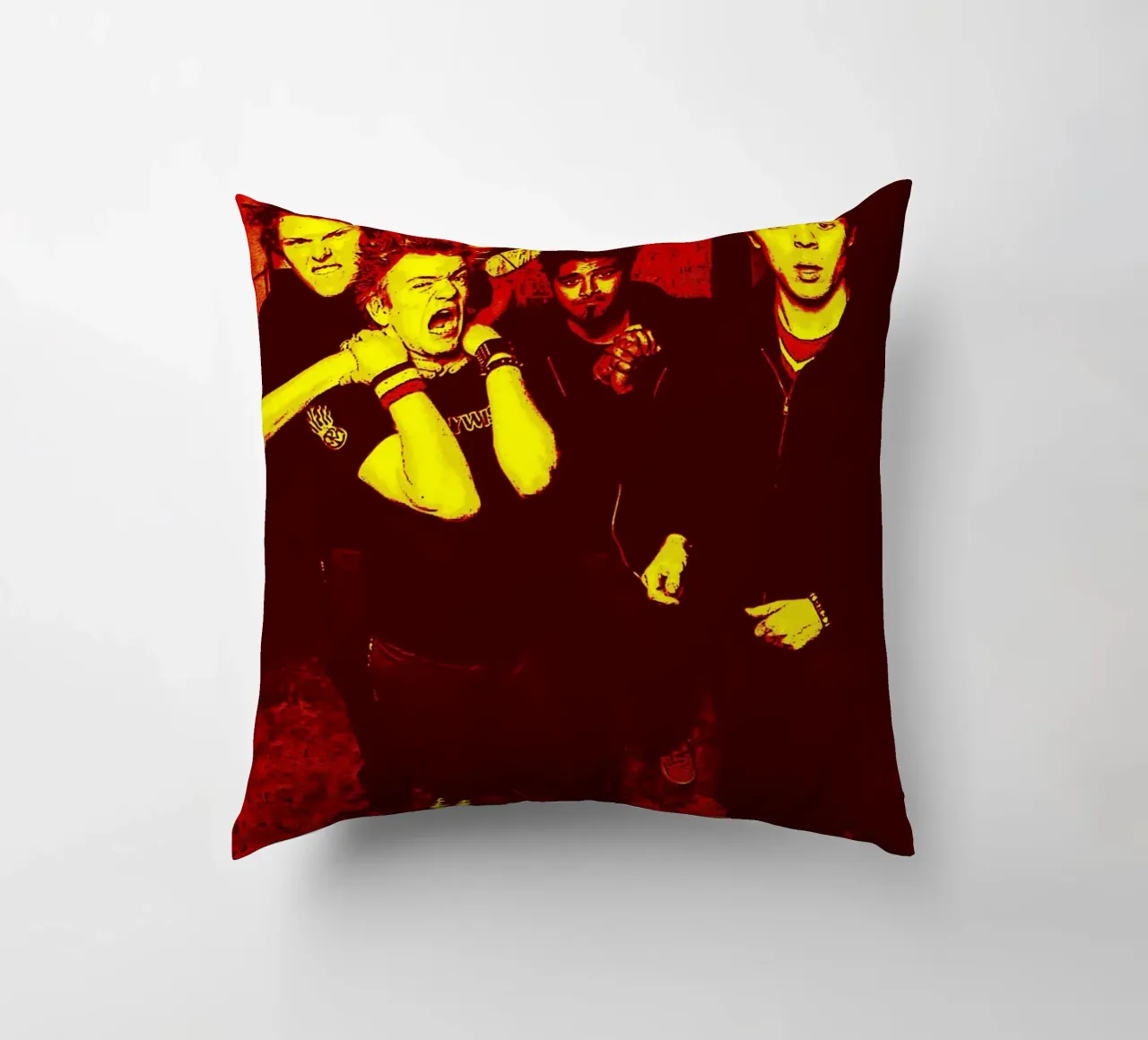 sum 41 band art cuscino da vanhesling