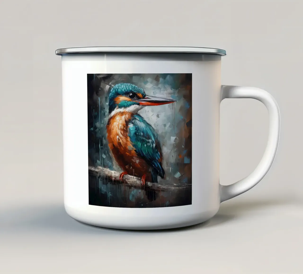 Wandkunst von Imagine Emaille Tasse von Imagine