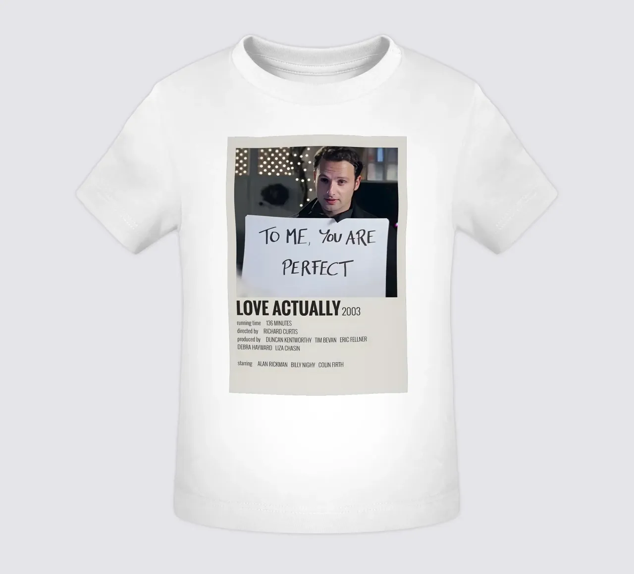 LOVE ACTUALLY 2003 maglietta neonato da MVFminimalist