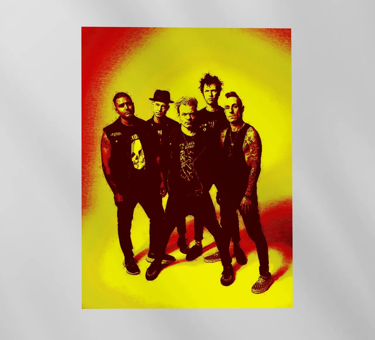 sum 41 band art pellicola backlit da vanhesling
