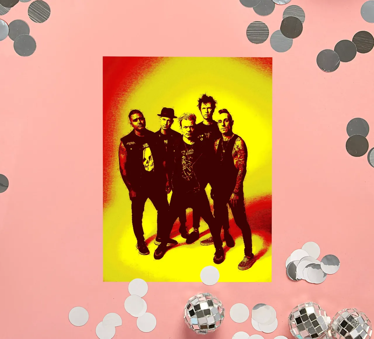 sum 41 band art Sticker von vanhesling