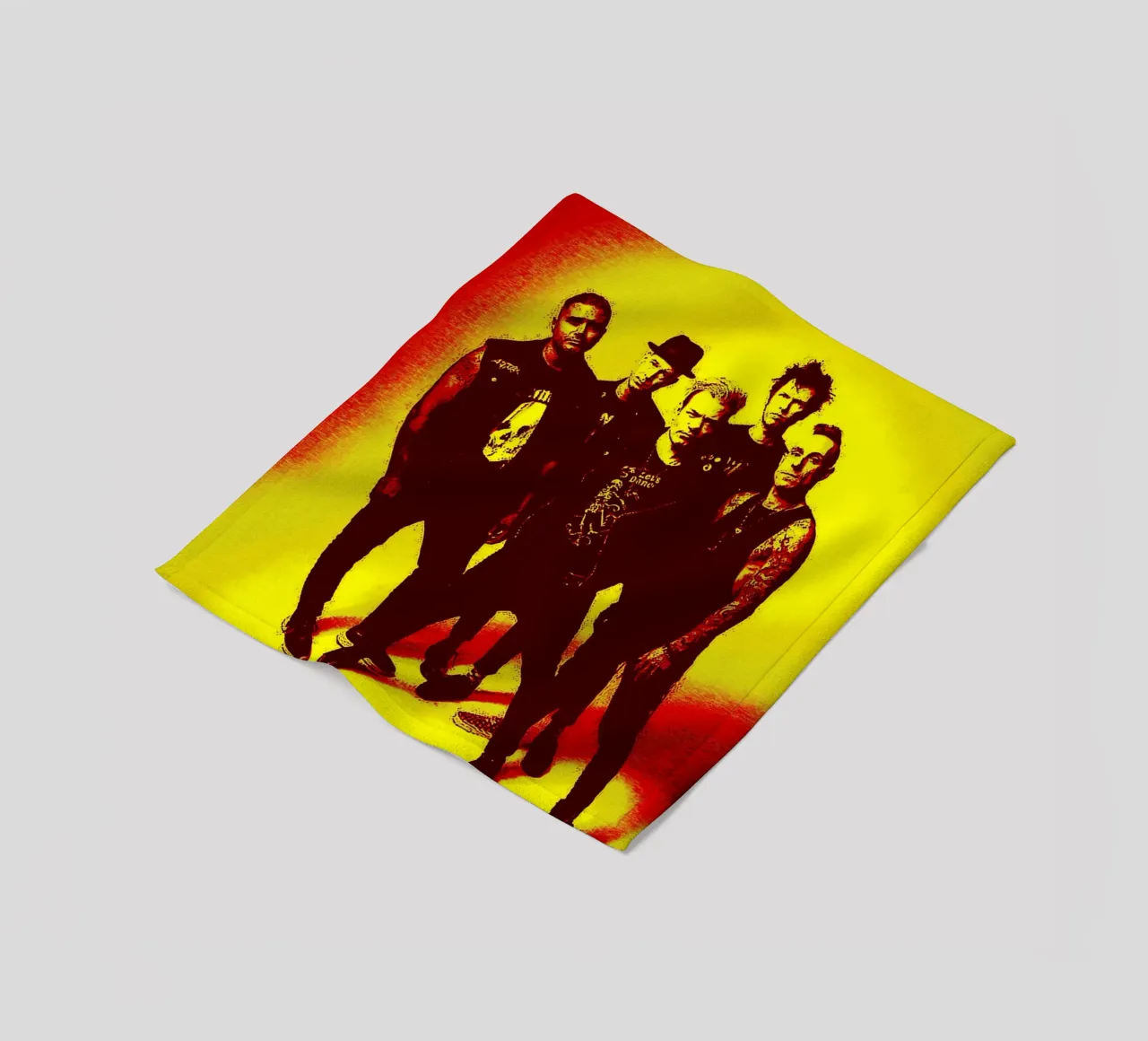 sum 41 band art coperta in pile da vanhesling