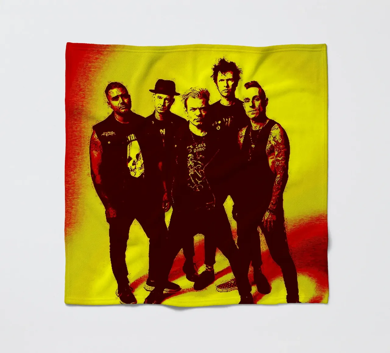 sum 41 band art coperta in pile da vanhesling
