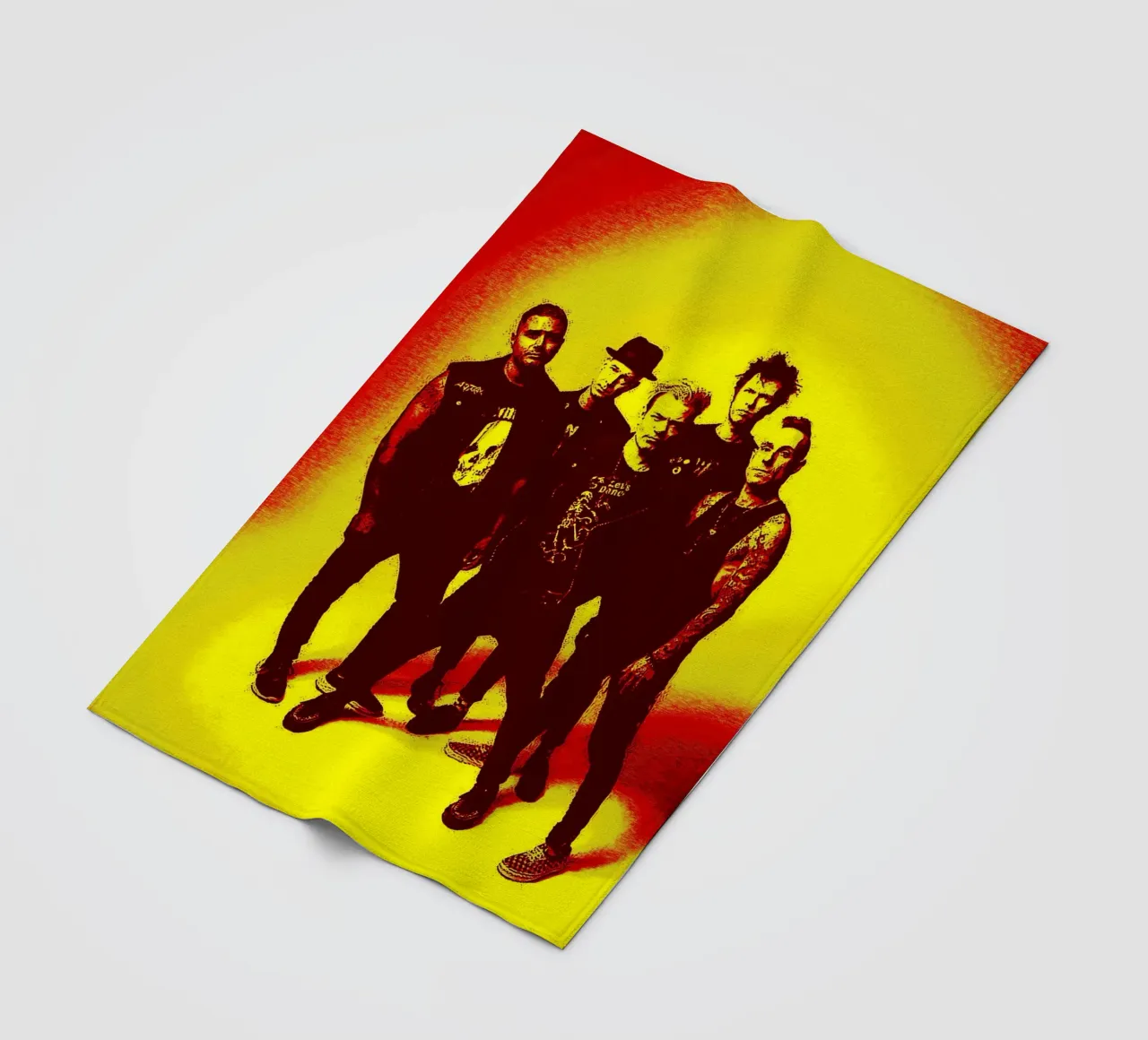 sum 41 band art coperta in pile da vanhesling