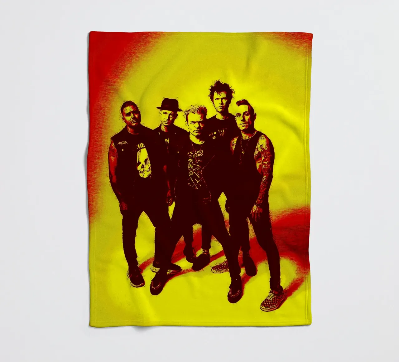 sum 41 band art coperta in pile da vanhesling