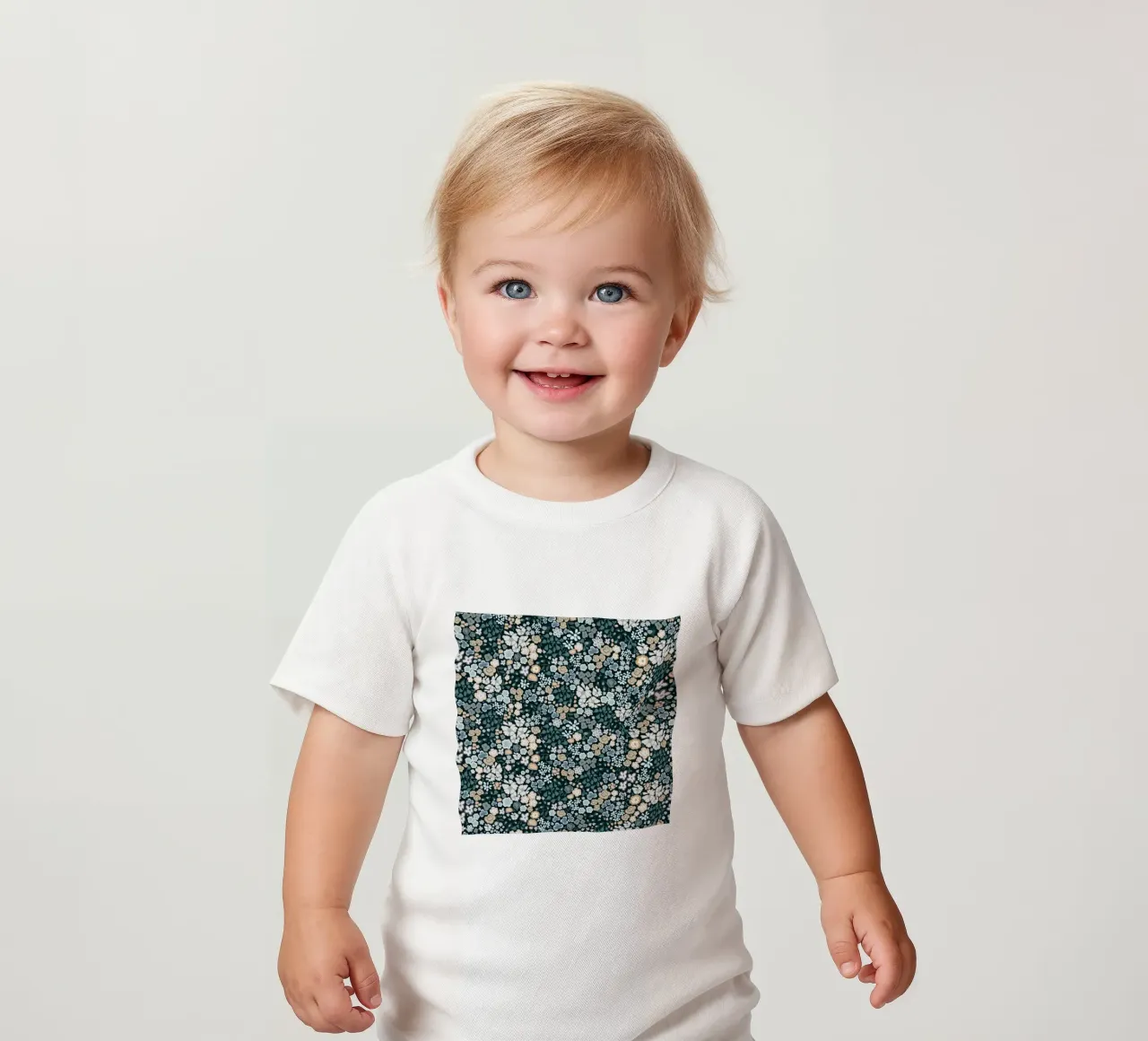 Niedliche kleine Skala ditsy Baby T-Shirt von gulsengunel