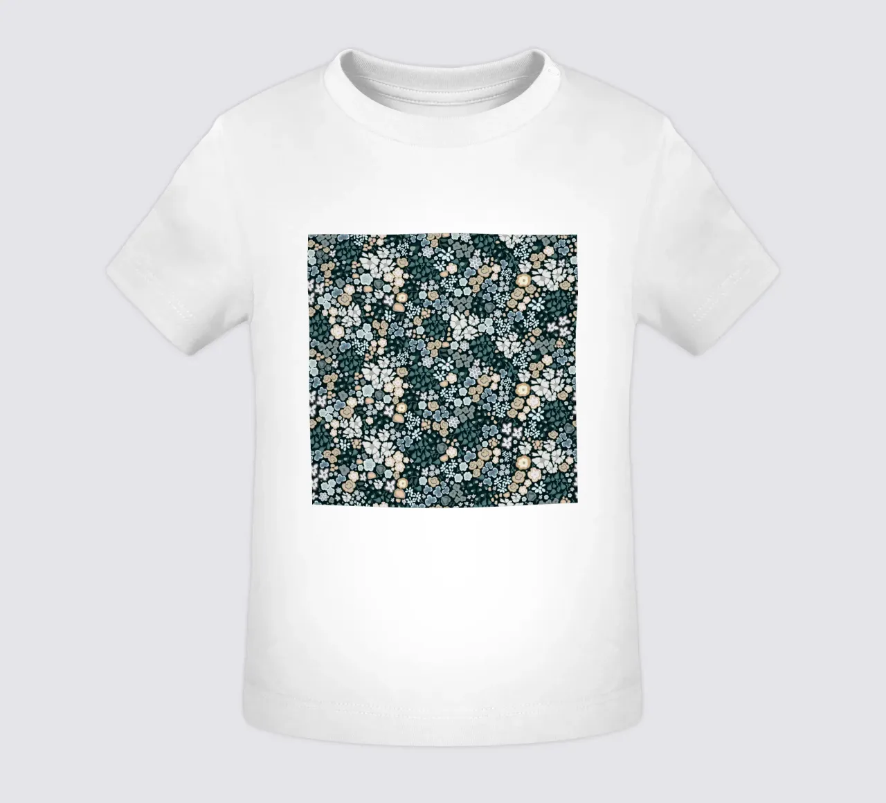 Niedliche kleine Skala ditsy Baby T-Shirt von gulsengunel