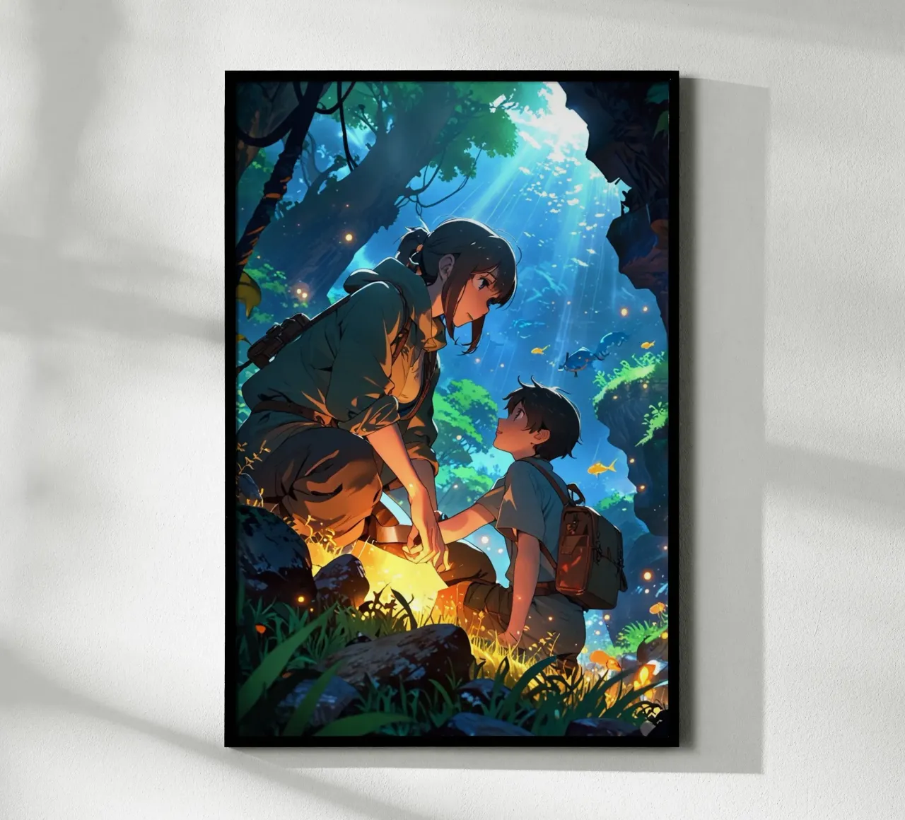 cover photo of sam & leo finding a treasure poster by van hellen