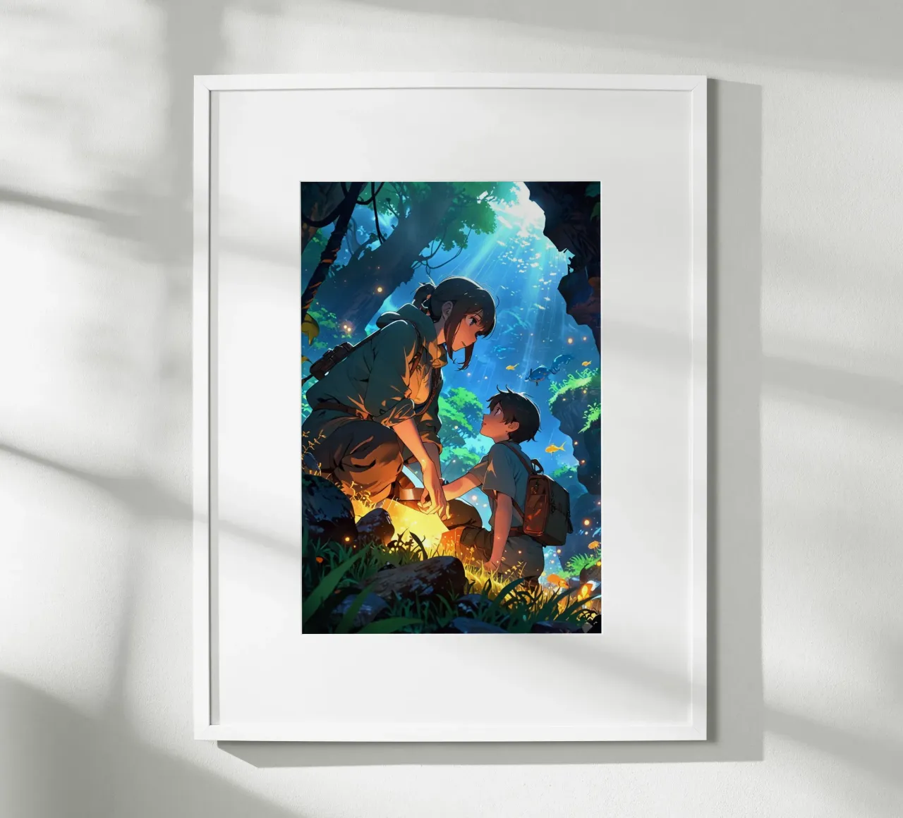 cover photo of sam & leo finding a treasure poster by van hellen