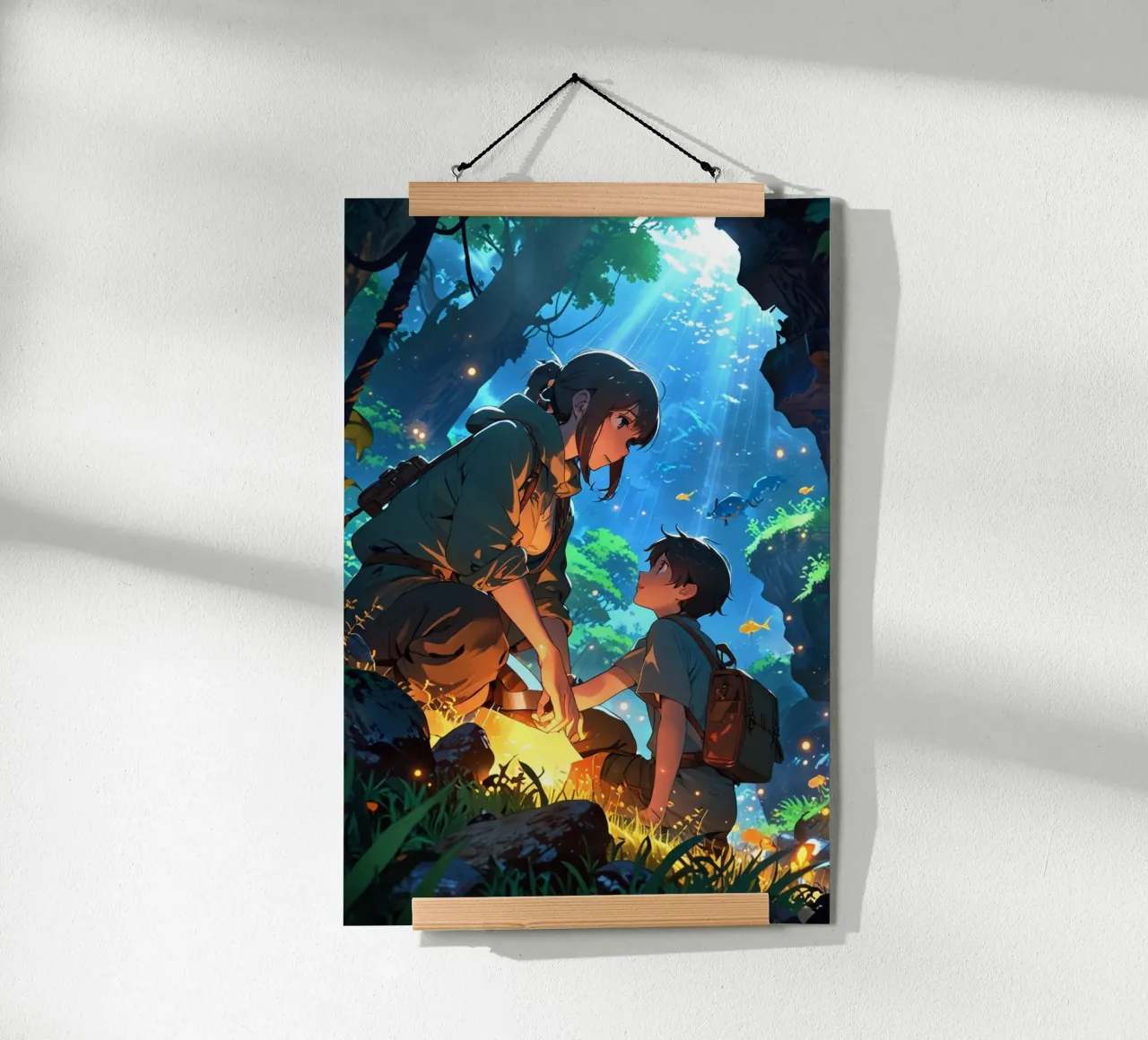 cover photo of sam & leo finding a treasure poster by van hellen