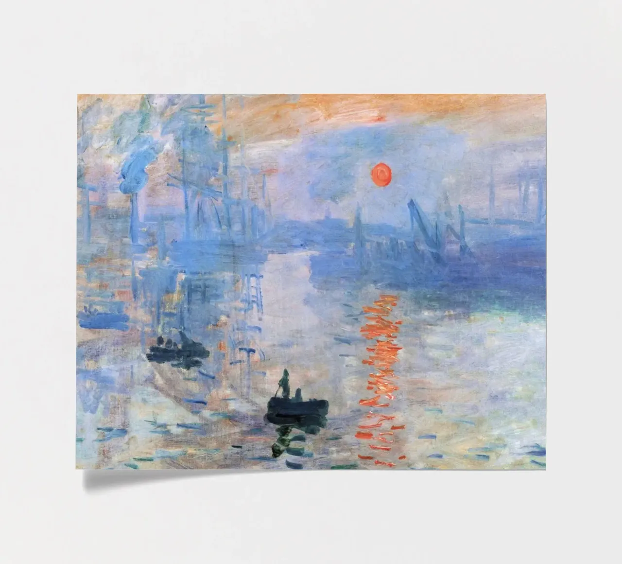 Impression, Sunrise (1872) Claude Monet’s sticker sheet by Art History