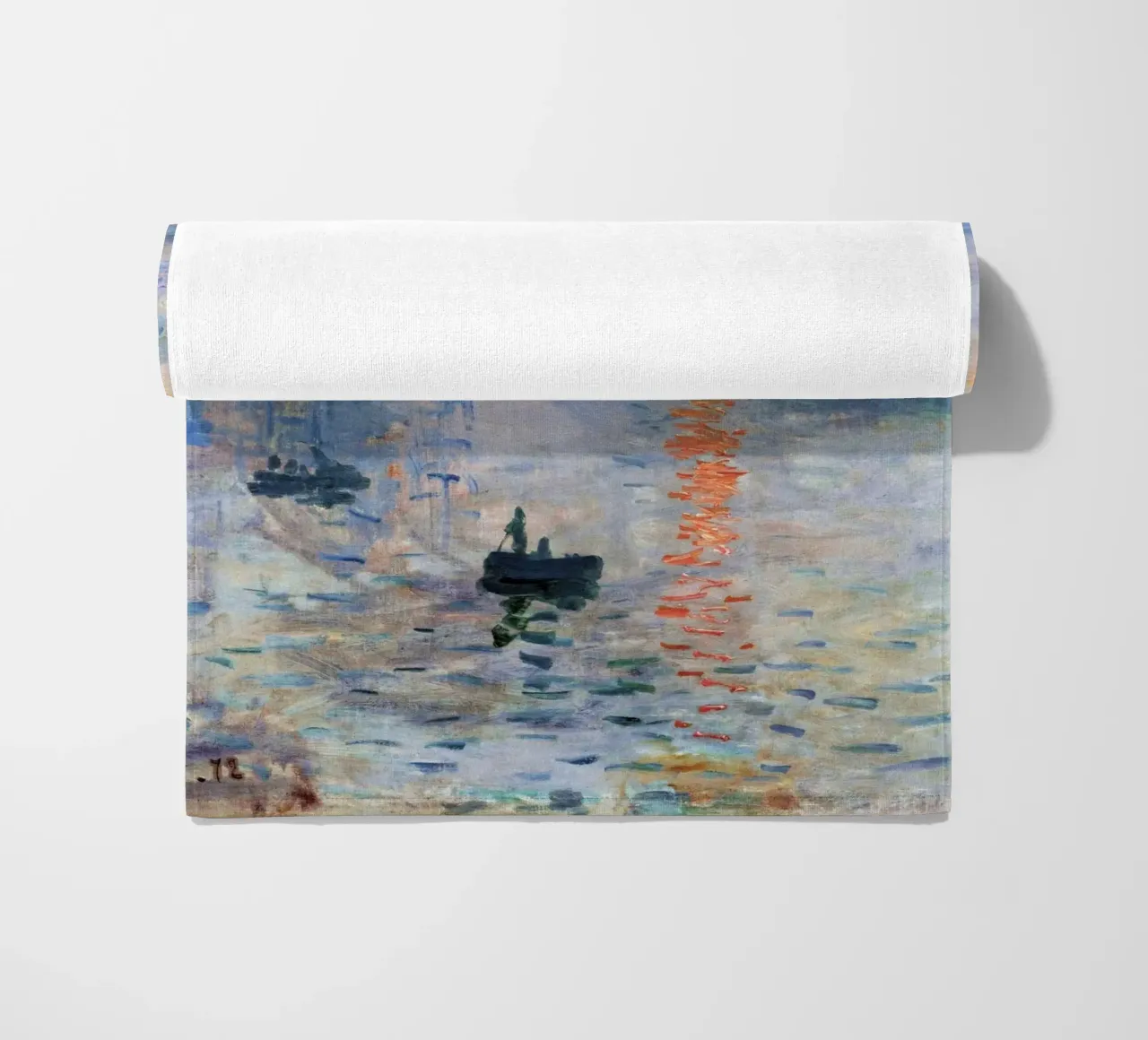 Impressione, alba (1872) di Claude Monet telo mare da Art History