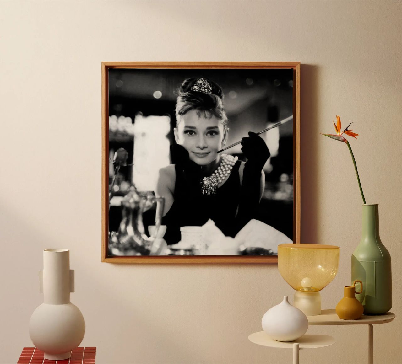 Abendessen mit Audrey Leinwand von Cosmos Studio