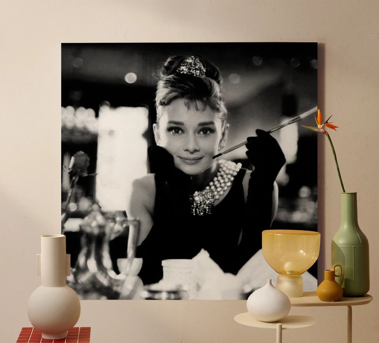 Abendessen mit Audrey Leinwand von Cosmos Studio