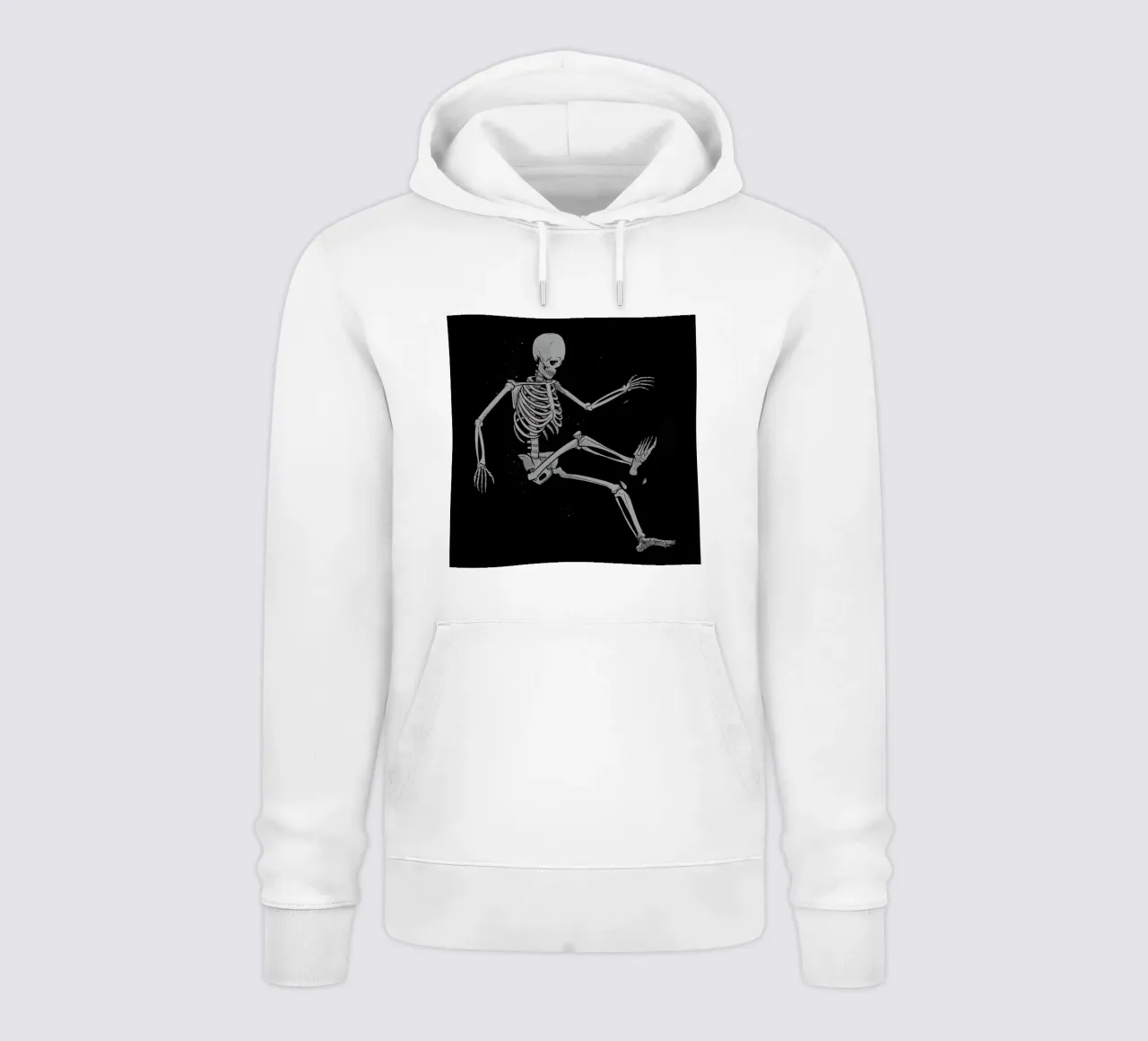 Skeleton Flowting On Space Hoodie von Tobe Fonseca