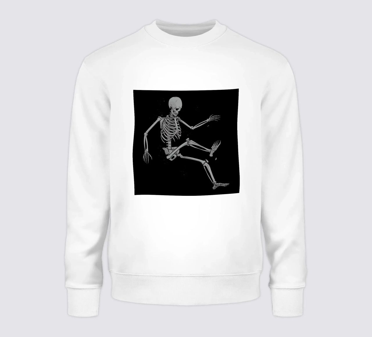 Skeleton Flowting On Space felpa da Tobe Fonseca