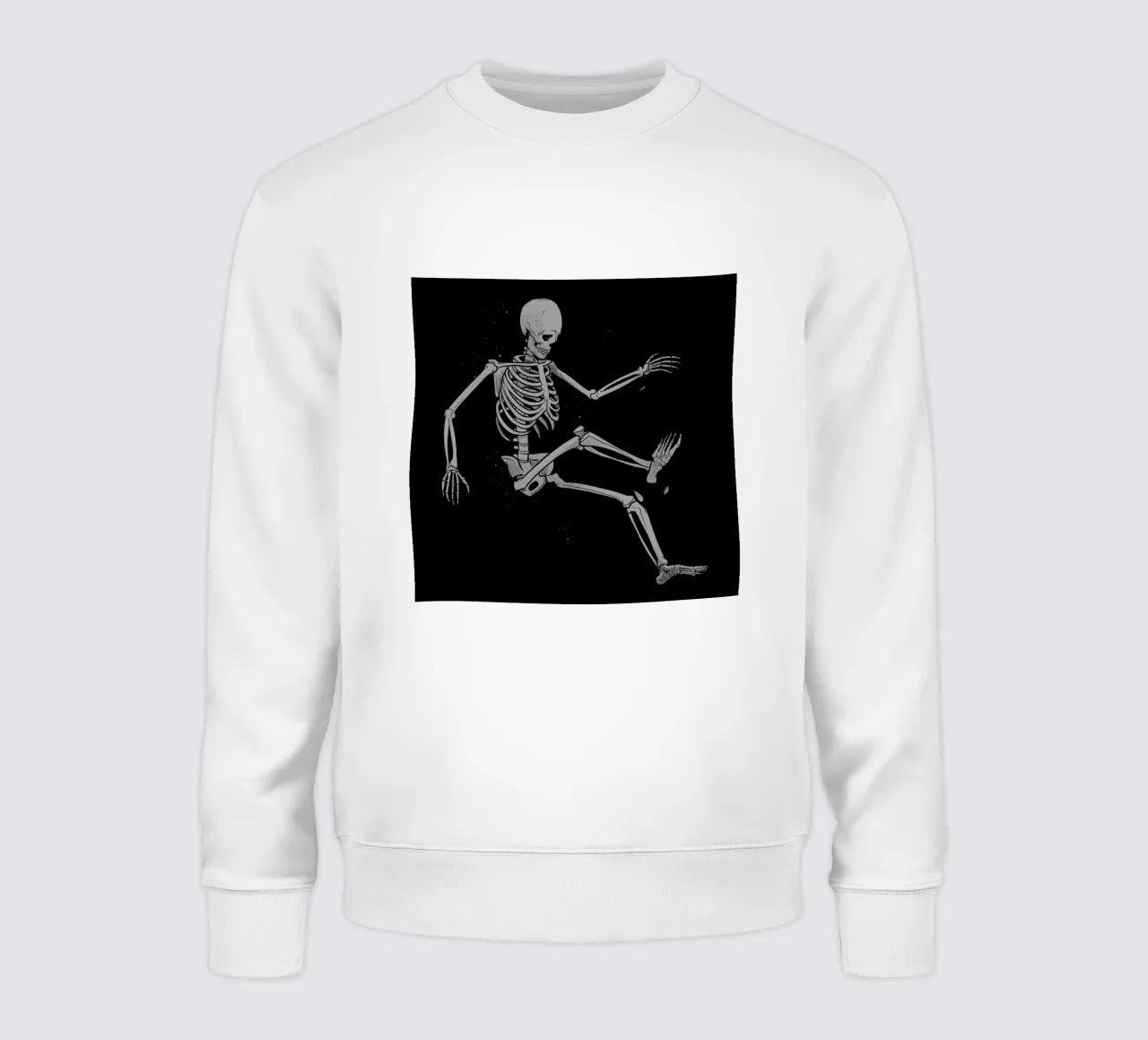 Skeleton Flowting On Space felpa da Tobe Fonseca