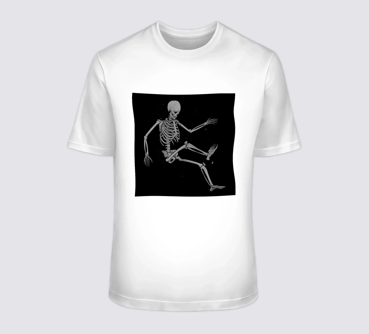 Skeleton Flowting On Space t-shirt da Tobe Fonseca