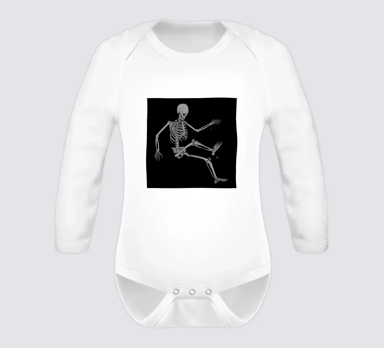 Skeleton Flowting On Space body neonato maniche lunghe da Tobe Fonseca