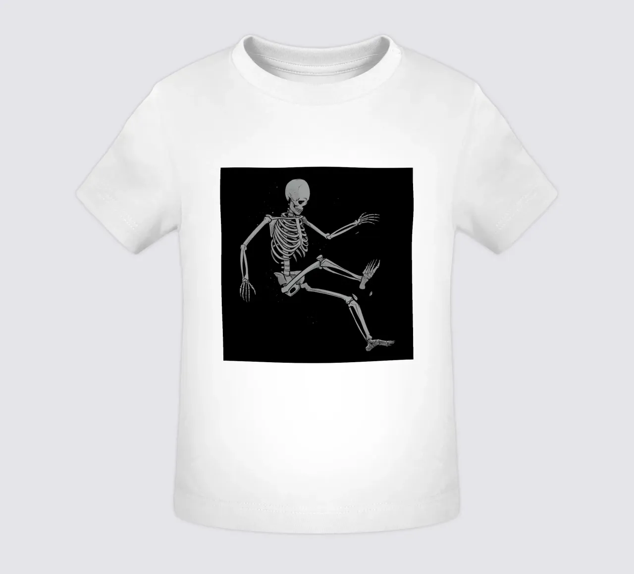 Skeleton Flowting On Space maglietta neonato da Tobe Fonseca