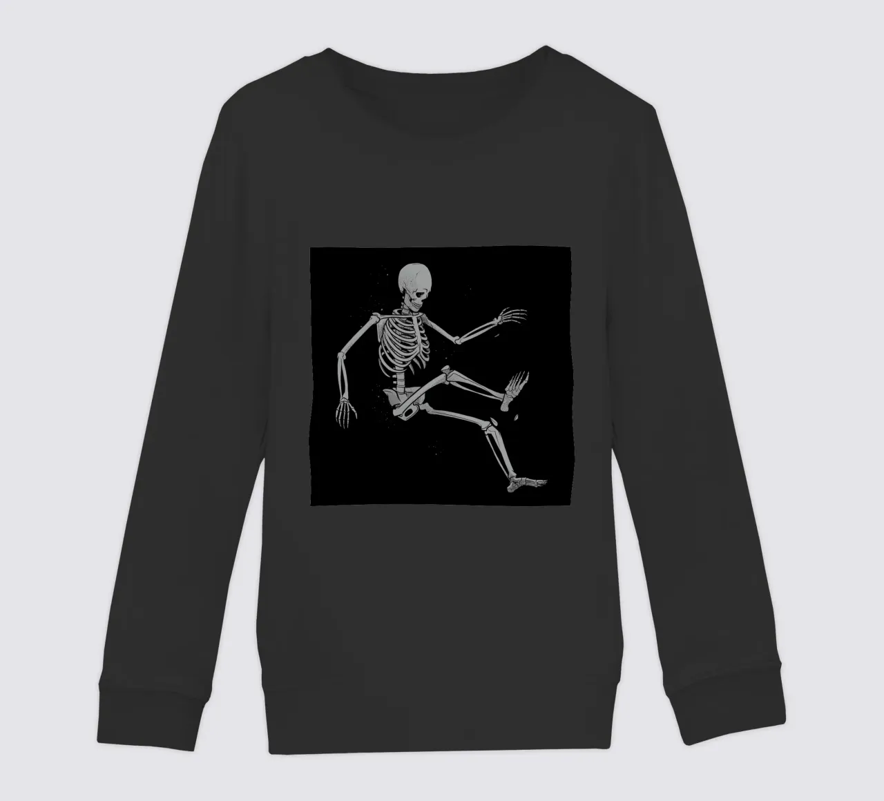 Skeleton Flowting On Space felpa bambino da Tobe Fonseca